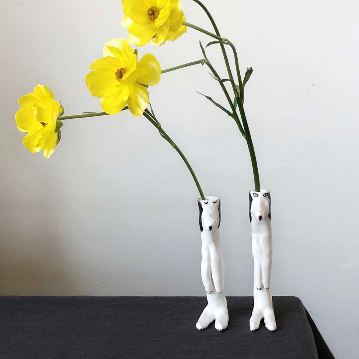 花瓶（立ち上がった犬）