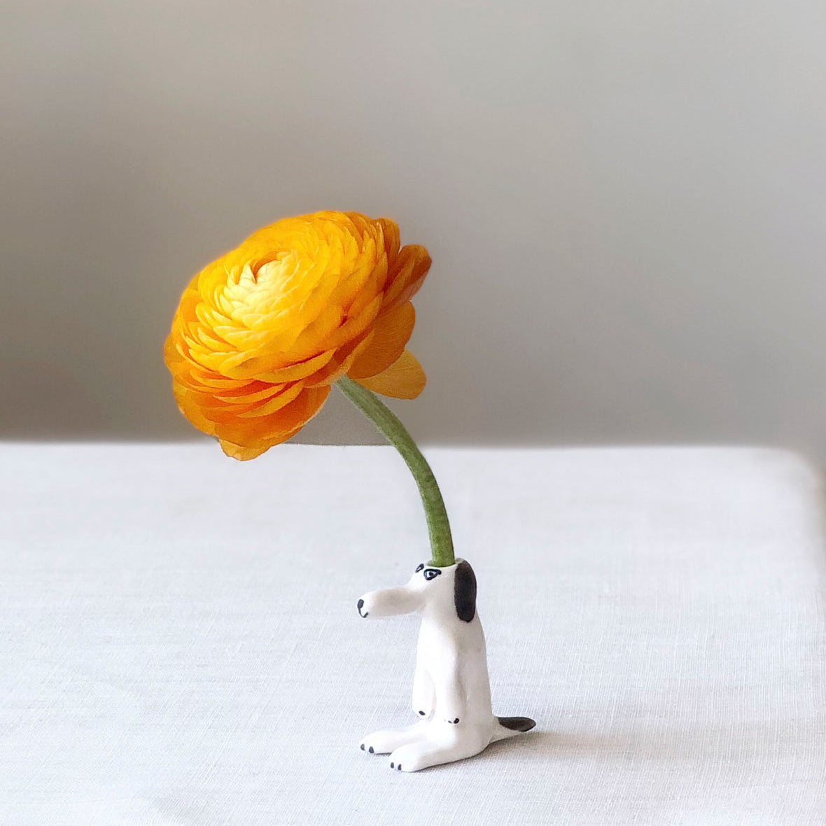 スモールドッグ花瓶（立ち上がった犬）