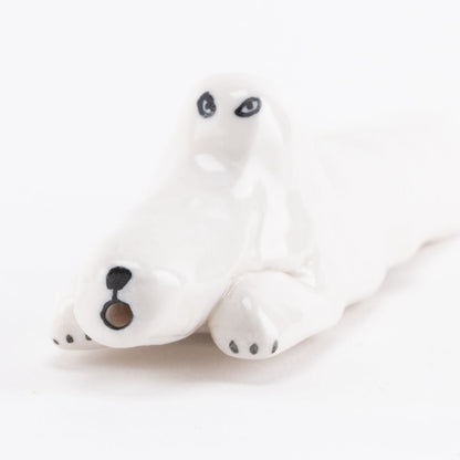 壁掛け一輪挿し（白耳?ぱっちり）