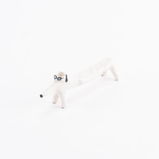 花瓶（メガネ犬）