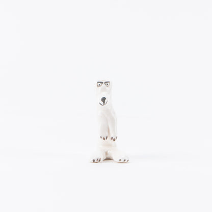 スモールドッグ花瓶（立ち上がった犬）