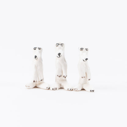 スモールドッグ花瓶（立ち上がった犬）