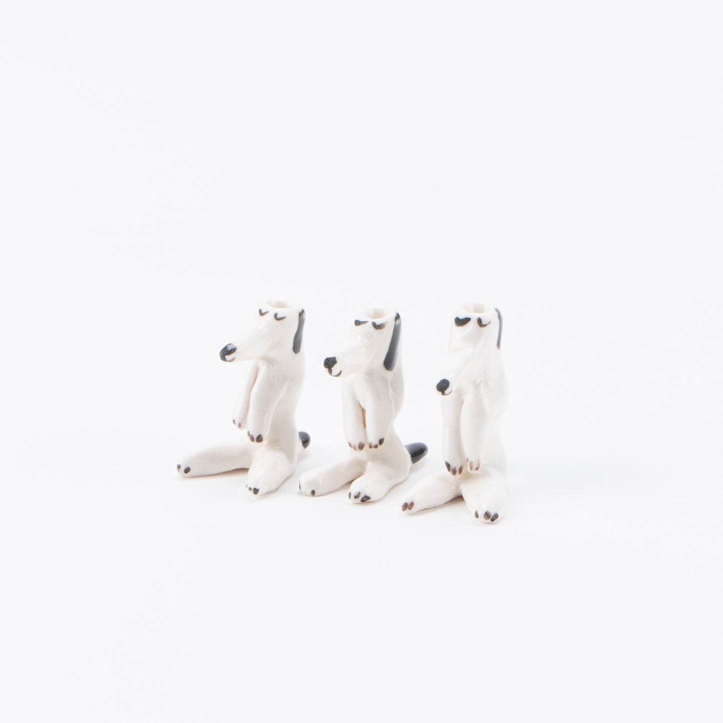 スモールドッグ花瓶（うたたねしている犬）